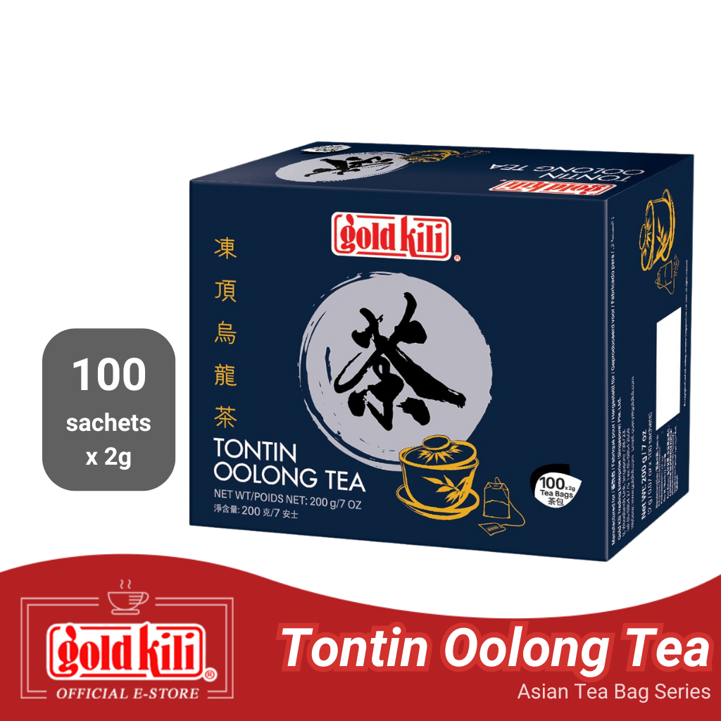 Gold Kili Tontin Oolong Tea 100's x 2g (Asian Tea Bag Series) | Shopee ...