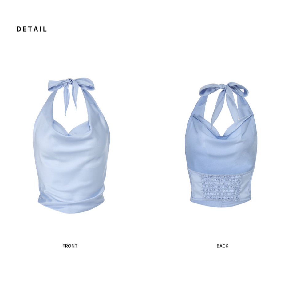 Genuine Product from korea / BLACKPINK Jennie silky draping halter