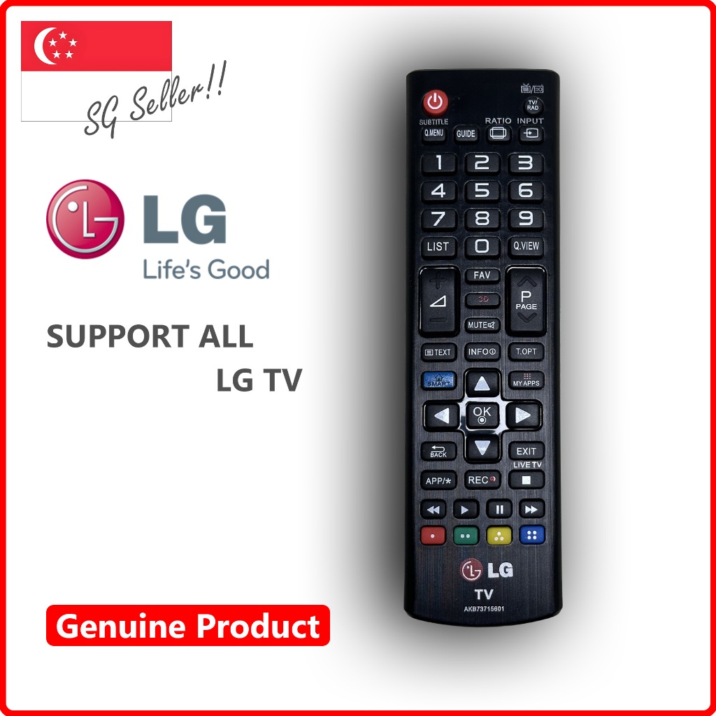 Original LG TV Remote Control | Support ALL LG Smart TV | Shopee Singapore