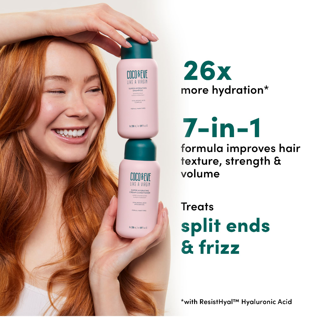 Shopee x Coco & Eve Like a Virgin Shampoo & Conditioner Bundle Set ...