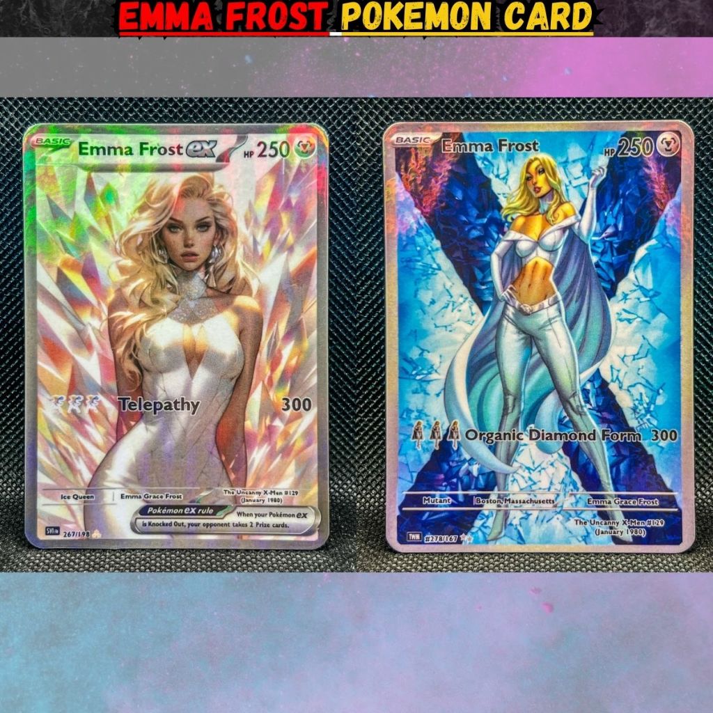 X-Men: Emma Frost Pokemon Card | Shopee Singapore