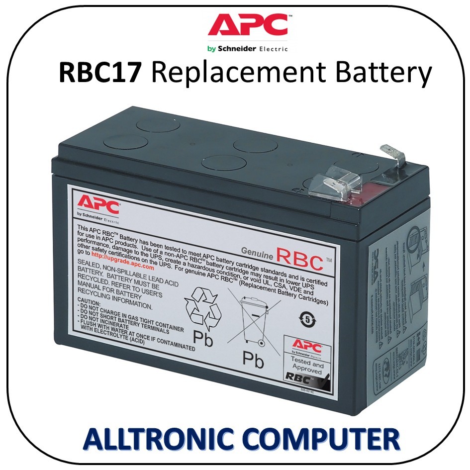 APC Replacement Battery for BK650AS,BK650EI, BX800CI, BX800CI-MS ...