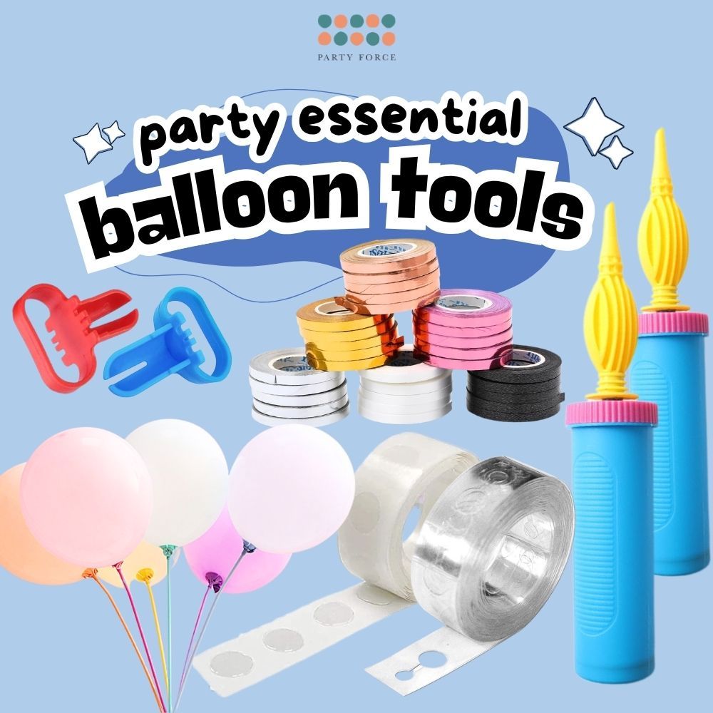 [SG Instock] Balloon Pump Glue Dots Garland Strip Tying Tool Ribbon ...