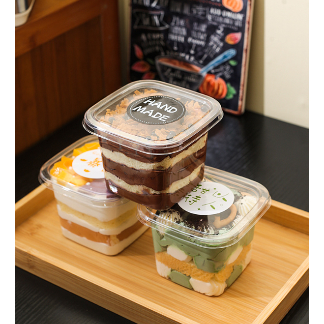 10pcs Dessert Cup Cookie Jar Plastic Packaging Mousse Cup Tiramisu Cup ...