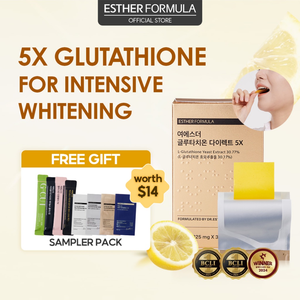 Esther Formula] Glutathione Direct Strips 5X (325 mg x 30 sheets) |  Skincare · Inner Beauty
