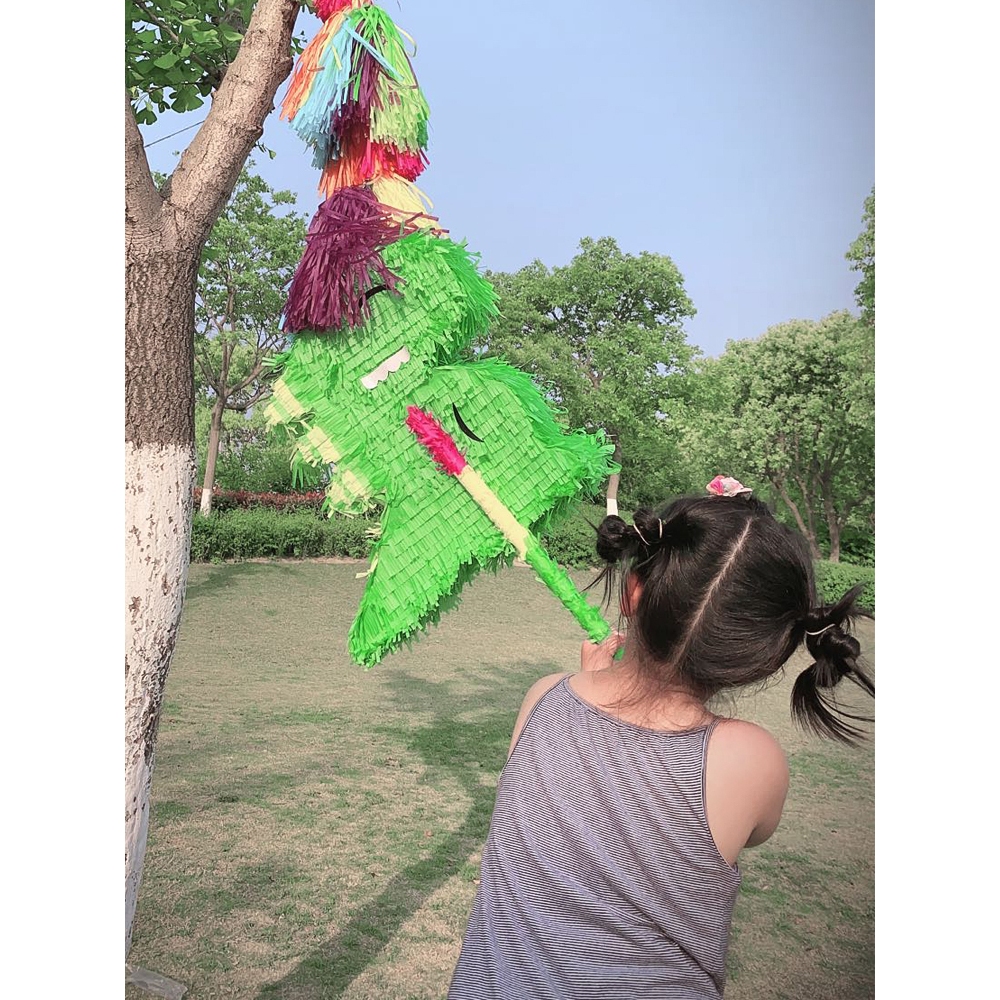 Rare Dinosaur Pinata For Party Playing (With Pinata Stick) (50cm x 50cm ...