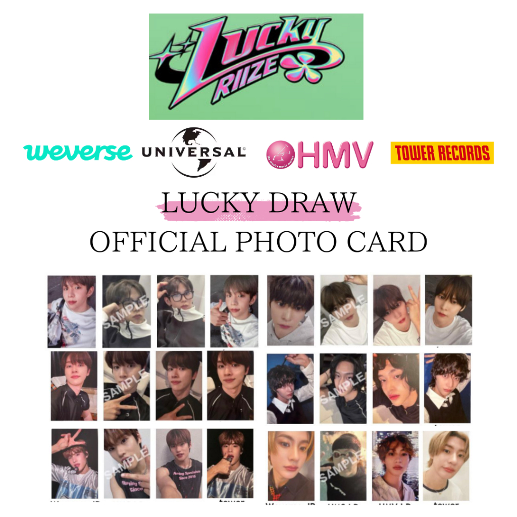 RIIZE LUCKY WEVERSE UNIVERSAL MUSIC STORE HMV TOWER RECORDS LUCKY