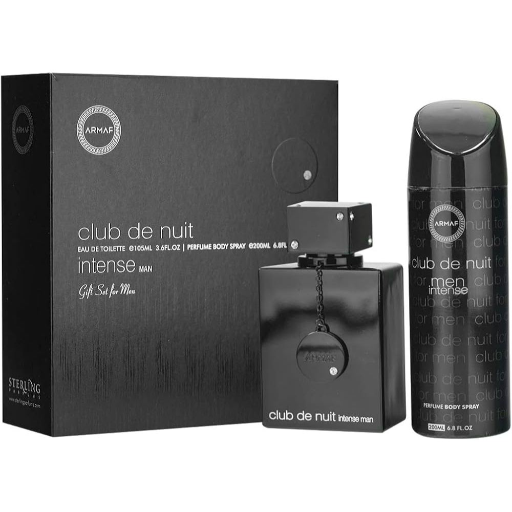 ARMAF CLUB DE NUIT INTENSE MEN EDT 105ML/BODY SPRAY 200ML/GIFTSET