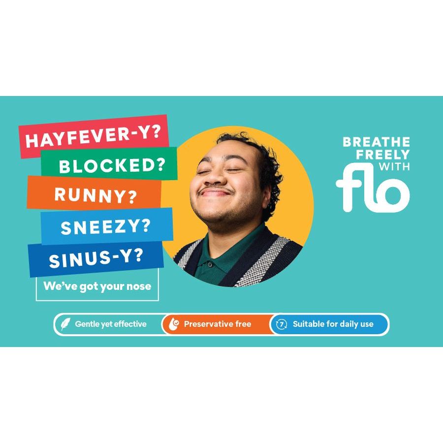 FLO Sinus Care Refill 50/100 Sachets Colds Flu Breathe Easy Daily Use ...