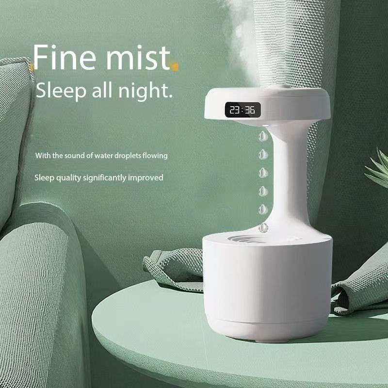 800ML Anti Gravity Water Drop USB Humidifier for Home Car Office ...