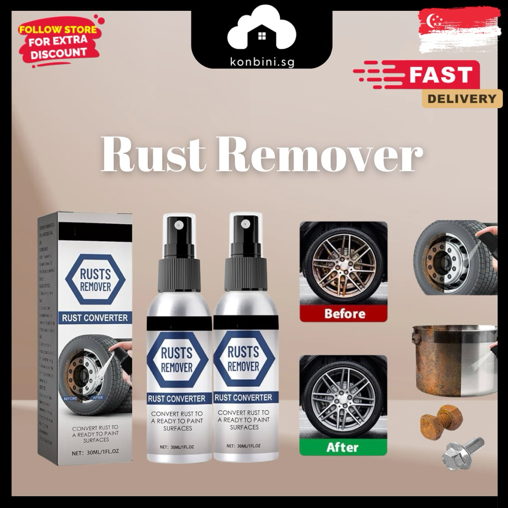 [SG] Rust Remover Spray Multi-Purpose Cleaner Metal Surface Chrome ...