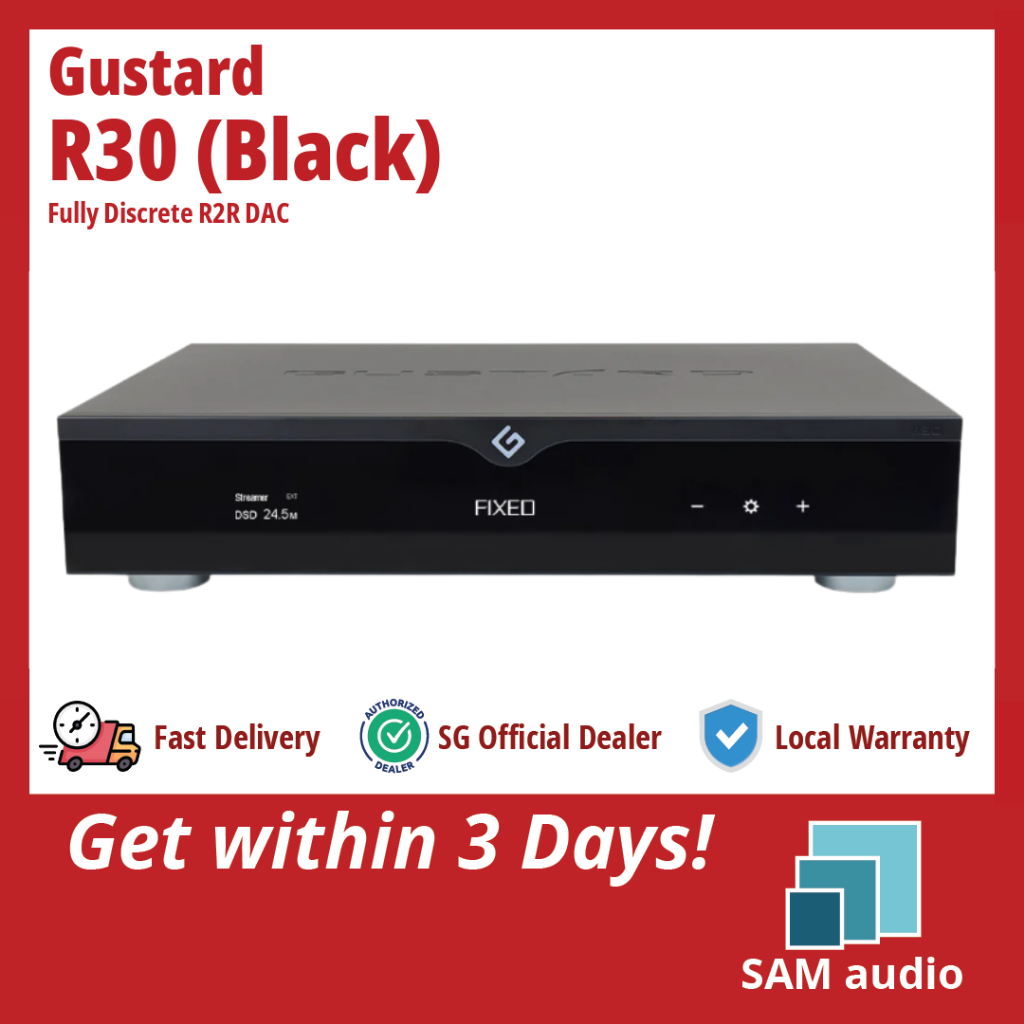 [🎶SG] GUSTARD R30 - Fully Discrete R2R DAC | Shopee Singapore