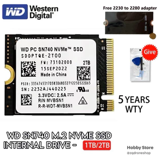 ウェスタンデジタル NVMe WD PC SN740 SDDPTQE-2T00（western