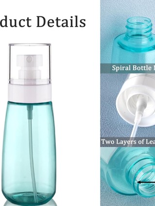 Small Spray Bottle, Travel Size Spray Bottles Refillable Fine Mist Hair ...
