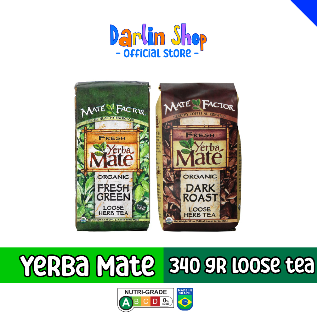 CBSé Yerba Mate Orange Flavor - Loose Leaf Tea, Natural Caffeine (2 Pack, 500g Each)