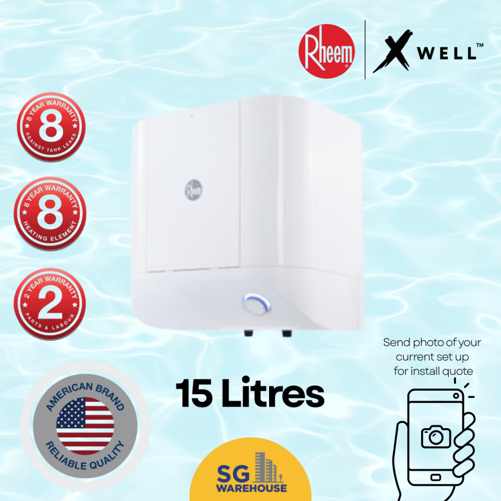 XC-15 Rheem XWELL Storage Heater 15 Litres | Shopee Singapore