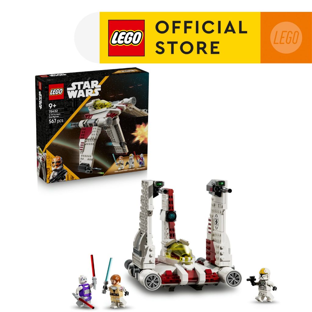 LEGO Star Wars 75432 V-19 Torrent Starfighter (567 Pieces) | Shopee ...