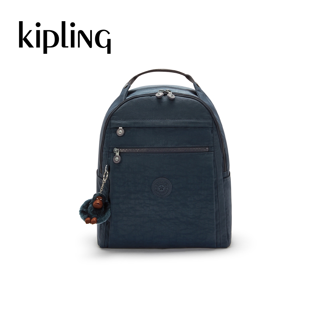Kipling MICAH True Blue Tonal Backpack Shopee Singapore