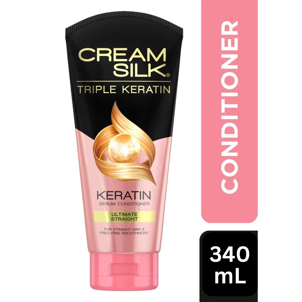 CREAM SILK Triple Keratin Rescue Conditioner (Ultimate Straight