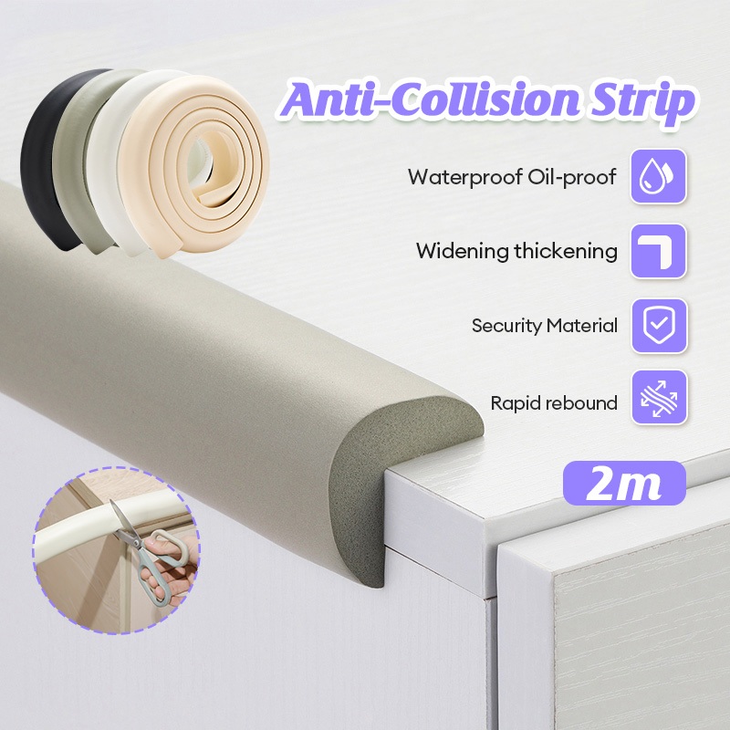 【SG】2M Children soft elastic Table strip Protectors Edge Protector ...