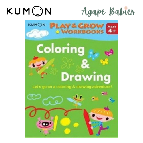 Kumon Play & Grow Workbks : Colouring & Drawing (4 Yrs Up) | Shopee ...