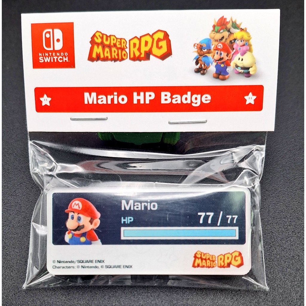 Official Nintendo Super Mario HP Badge Pin | Shopee Singapore