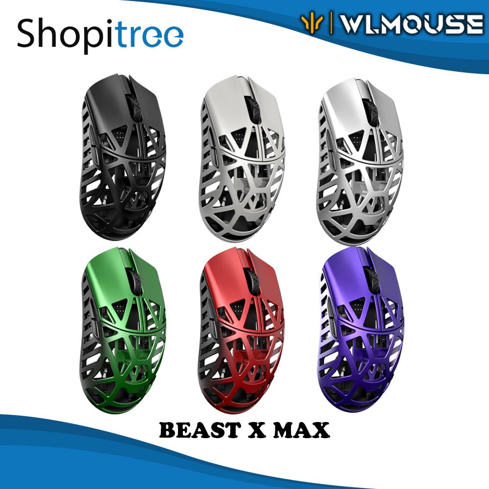 WLMOUSE Beast X Max Magnesium Wireless Gaming Mouse | Shopee Singapore