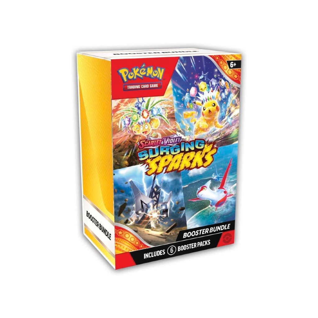 TCG Pokemon Scarlet & Violet Surging Sparks 6 Booster Bundle | Shopee  Singapore