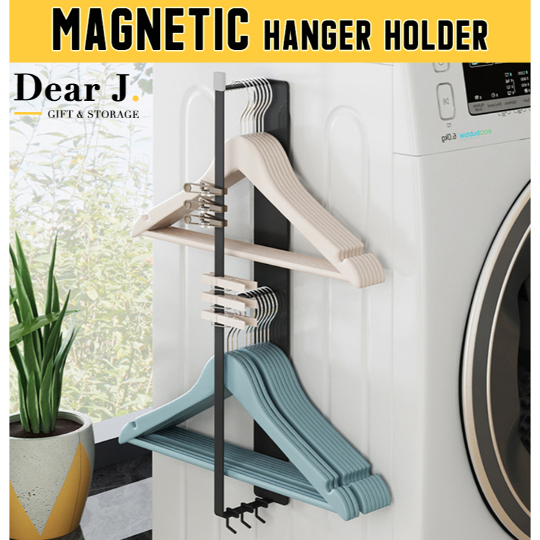 Magnetic Hangers Holder /Hanger Organizer Side Rack /Hanger Rack Magnet ...