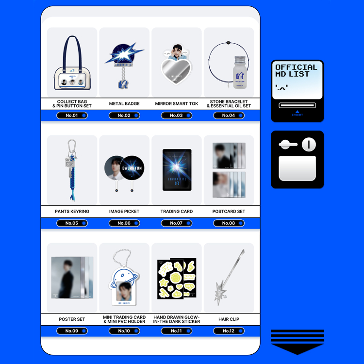 EXO BAEKHYUN - [LONSDALEITE dot] Official MD COLLECT BAG