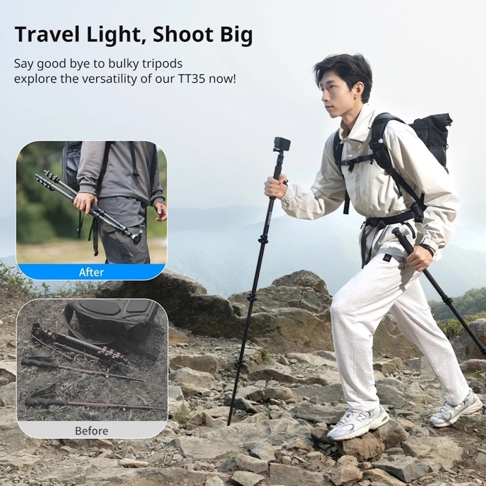Ulanzi TT35 146cm Camera Tripod Hiking Stick Kit T068 | Shopee