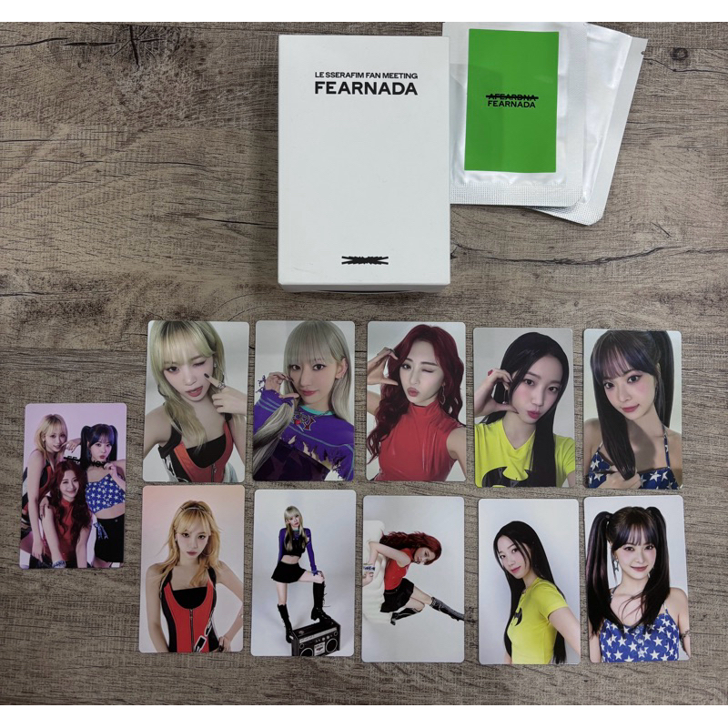 LESSERAFIM Fearnada Trading card Photocard PC LE SSERAFIM | Shopee ...