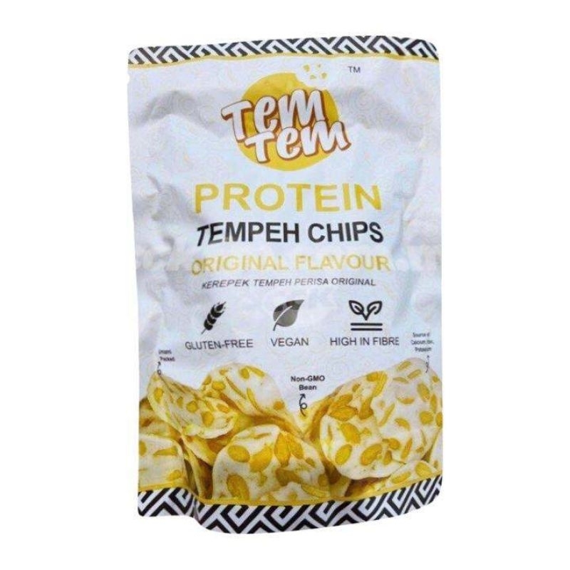 TEM TEM Protein Tempeh Chips Original tempeh chips TEM TEM Gluten-Free ...