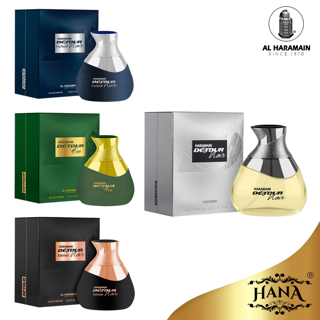 AL HARAMAIN Detour Noir Exclusif 100ml香水 HARAMAIN DETOUR NOIR SPRAY 100ML
