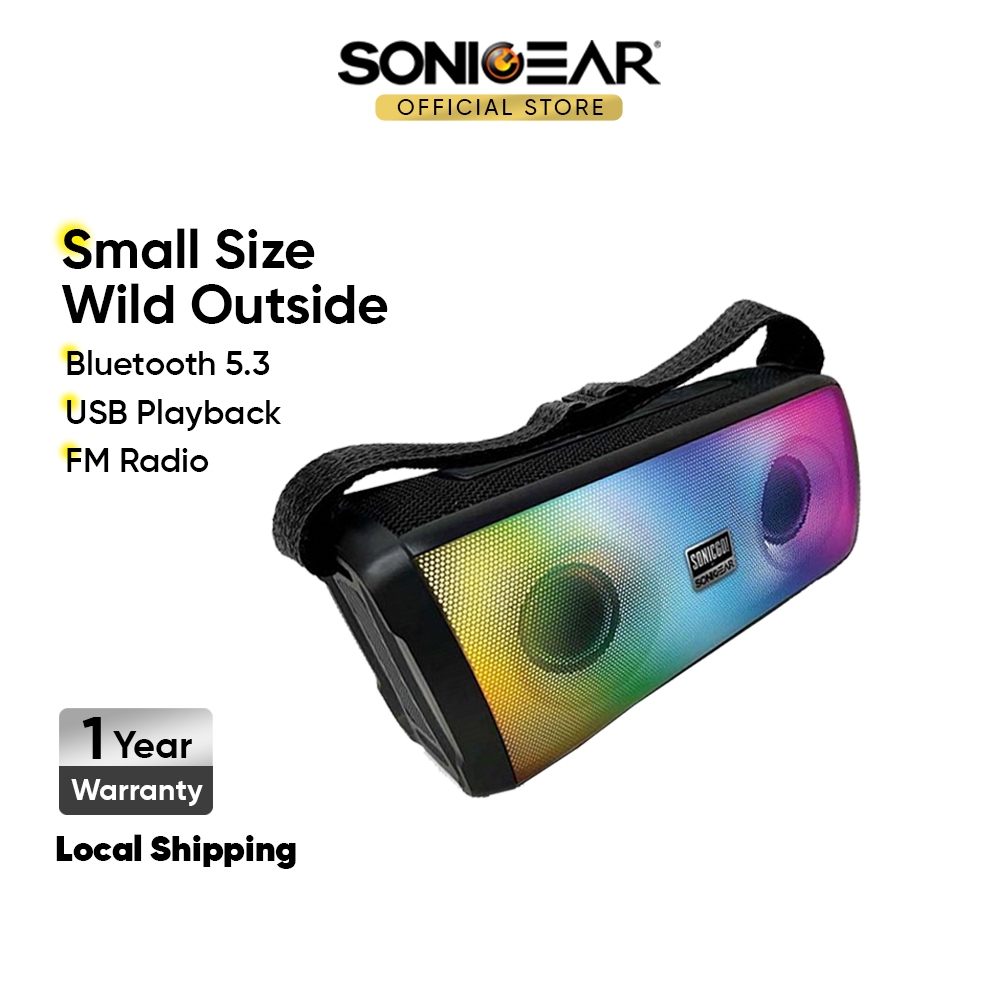 SonicGear SonicGo TWS Bluetooth USB Playback FM Radio