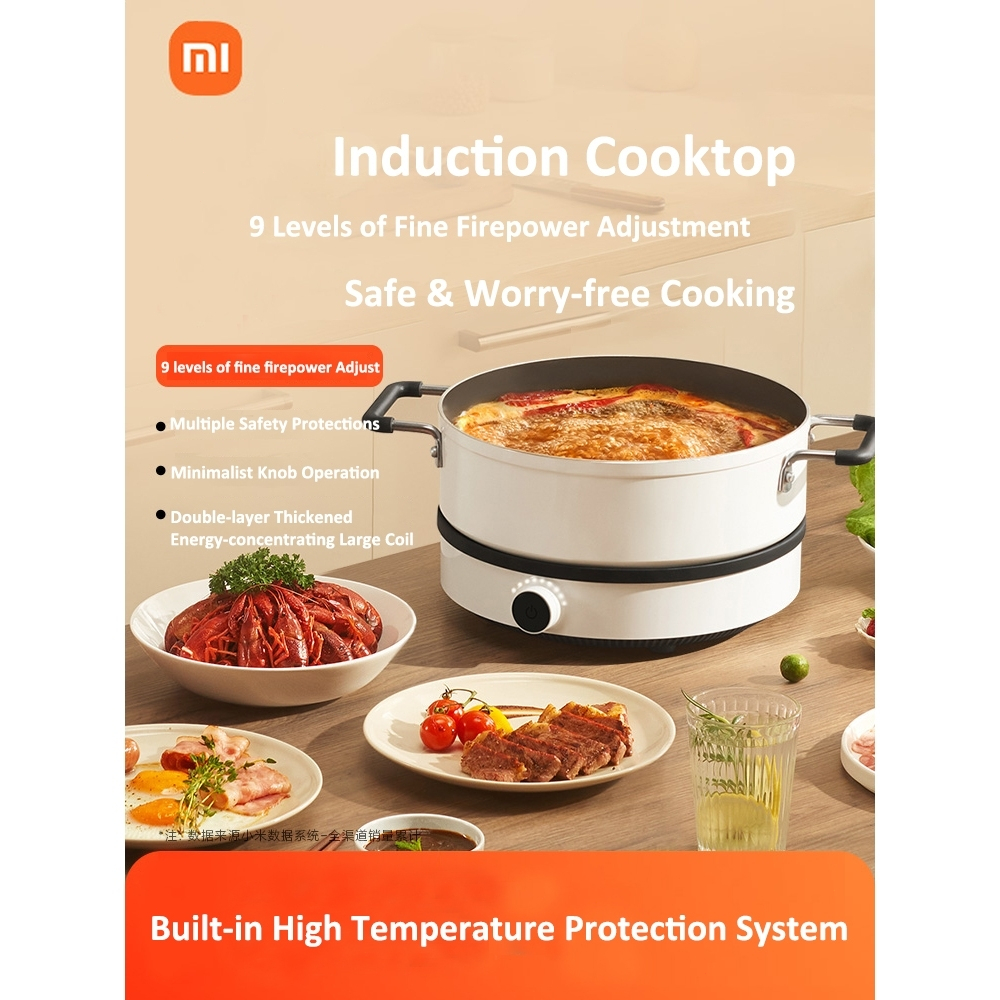 (SG STOCK) Xiaomi Induction Cooktop, 2100W Power, Thickened Dense Coil ...