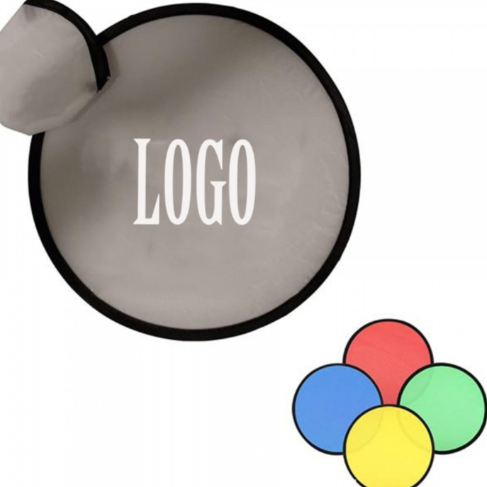 Custom Pocket Nylon Round Folding Fan Print Design Custom Flying Disk ...