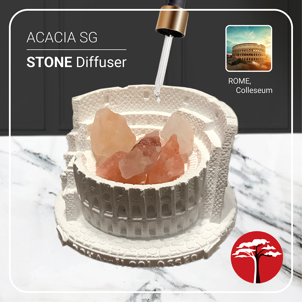 ACACIA Essential Oil | Diffuser Stone | Pure Himalayan Salt Crystals ...