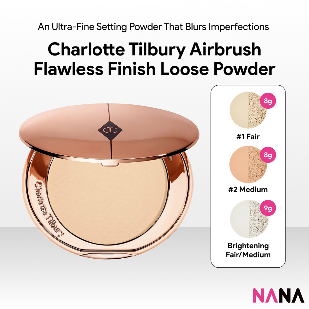 Charlotte Tilbury Airbrush Flawless Finish Loose Powder [1 FAIR 8g