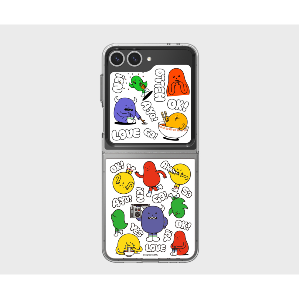 Samsung Flipsuit card for galaxy z flip 5 6 / zflip6 powerpuff
