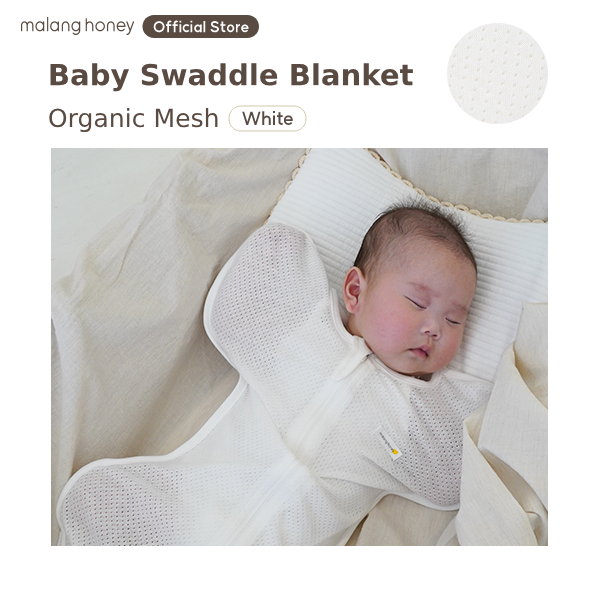 Malang Honey Korean Newborn Swaddle Blanket Sleep Sack Butterfly Shape Organic Mesh 4 Seasons Shopee Singapore