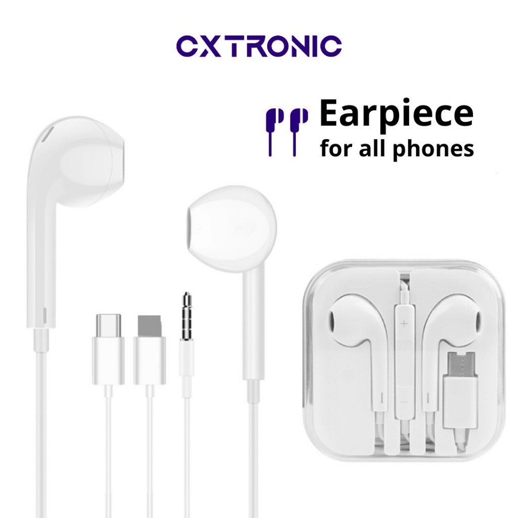Wired Earpiece / Earphone / for all phone laptop compatible 3.5mm ...