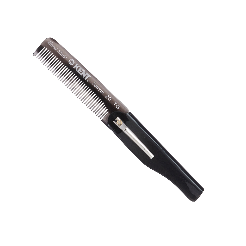 Kent Brushes A20TG Graphite Edition – Handmade Folding Pocket Comb With ...