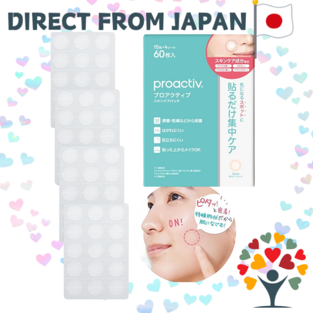 NEW Proactiv Skincare Patch 60 (15 x 4 sheets) [Eco-pack version] Set ...