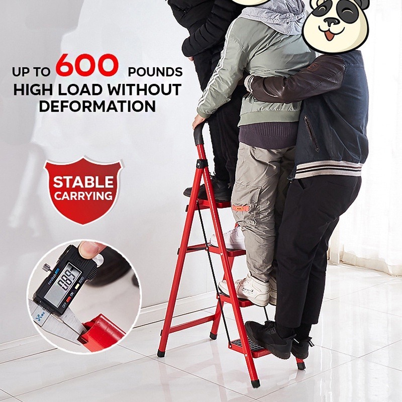 Collapsible ladder Carbon steel thick ladder 3/4/5/6 step ladder ...