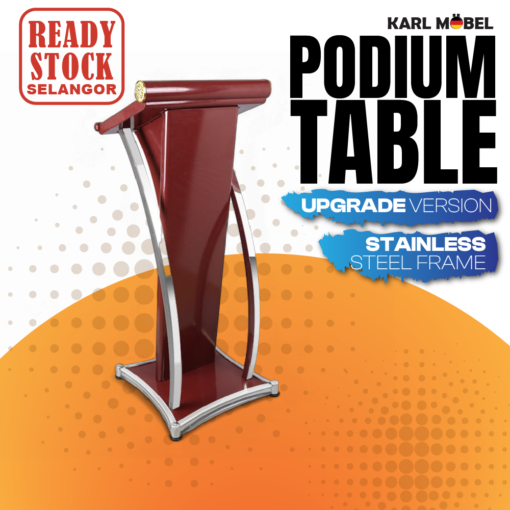 Ready Stock Rostrum Podium stand Speaker Stage Reception Lecture Hall ...
