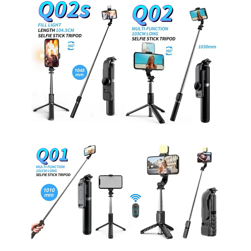 Portable Tripod Q02 Selfie Stick Tripod ???mobile Phone Selfie
