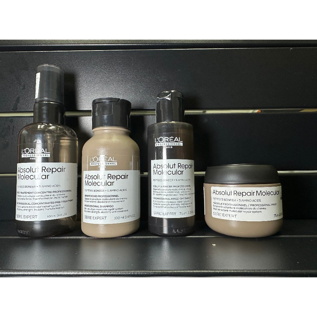 Kit Soin L'Oréal Professionnel Absolut Repair Molecular : Shampooing + Soin Réparateur