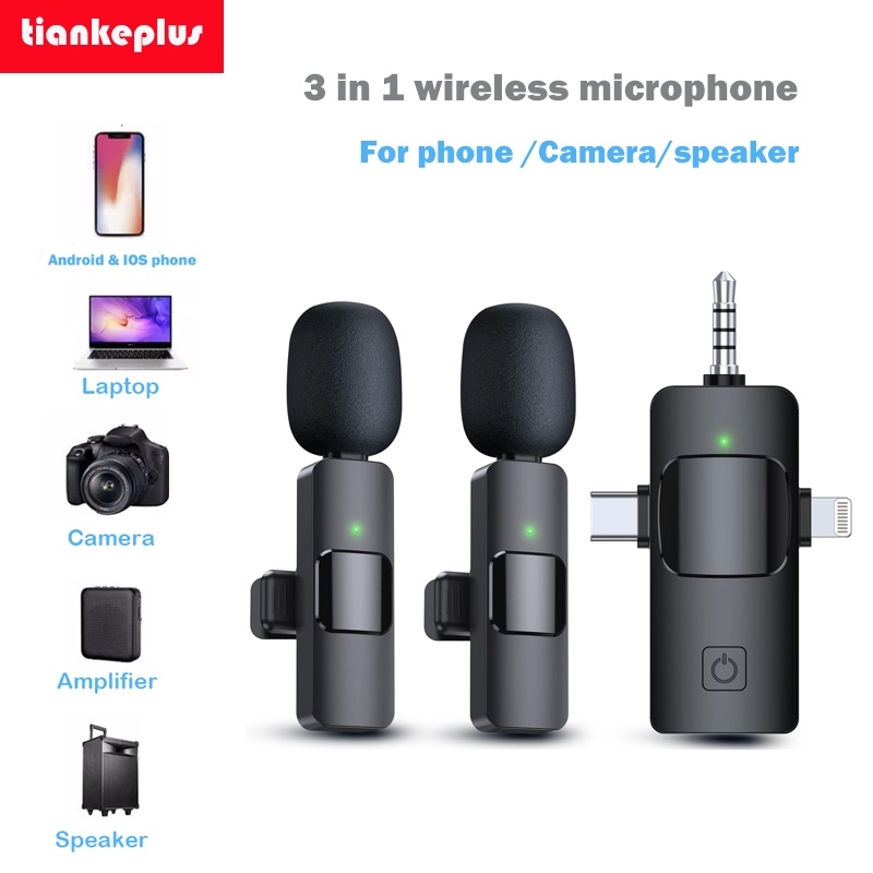 in Wireless Microphones for Phone, Pad, ios Android, Camera