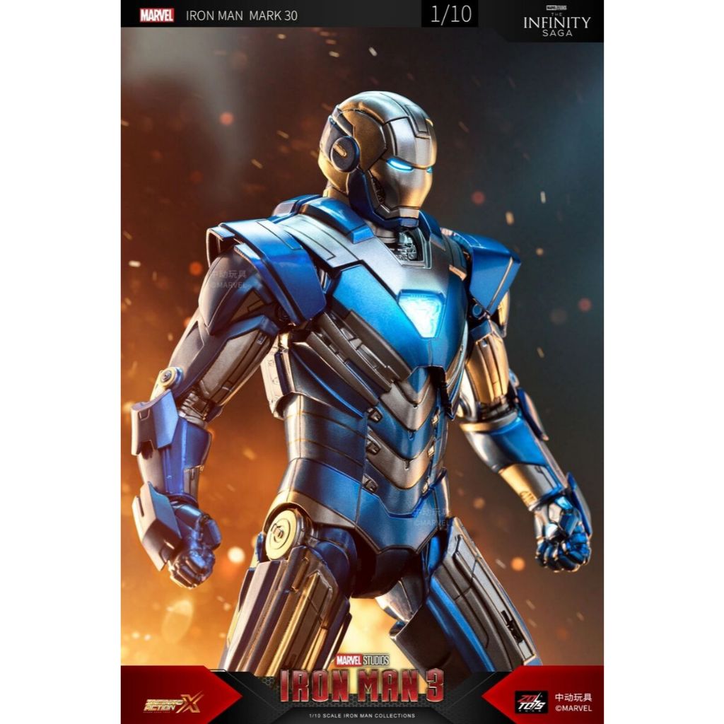 ZD Toys Iron Man 3 7' Iron Man Mark XXX | Shopee Singapore